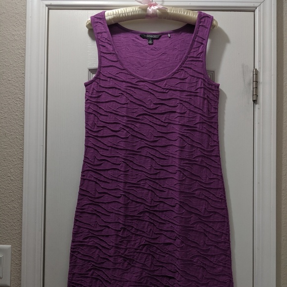 purple tank dress